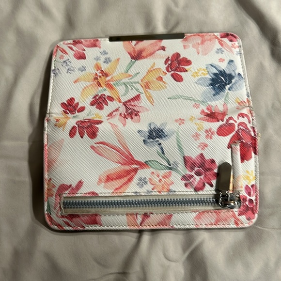 Folding wallet floral print - Picture 2 of 3